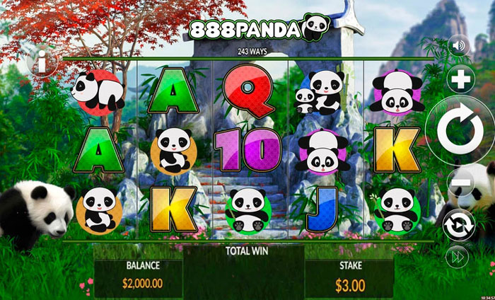 888 panda slot gameplay